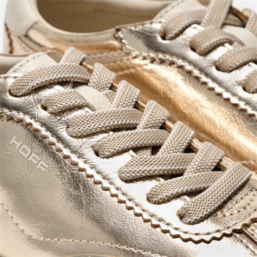 HOFF WOMENS LACE TRAINERS - GOLD